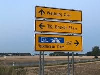 Ortsschild Warburg